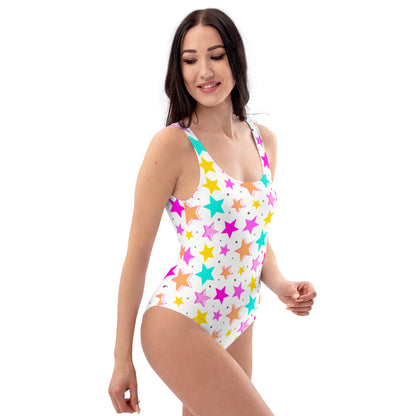 Colorful Stars 1PC Swimsuit