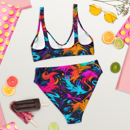 Colors in Graffiti 2PC Swimsuit