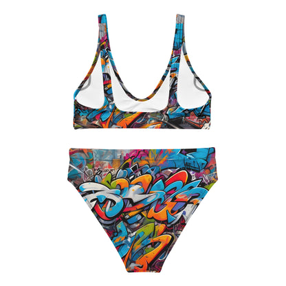 Dark Graffiti 2PC Swimsuit