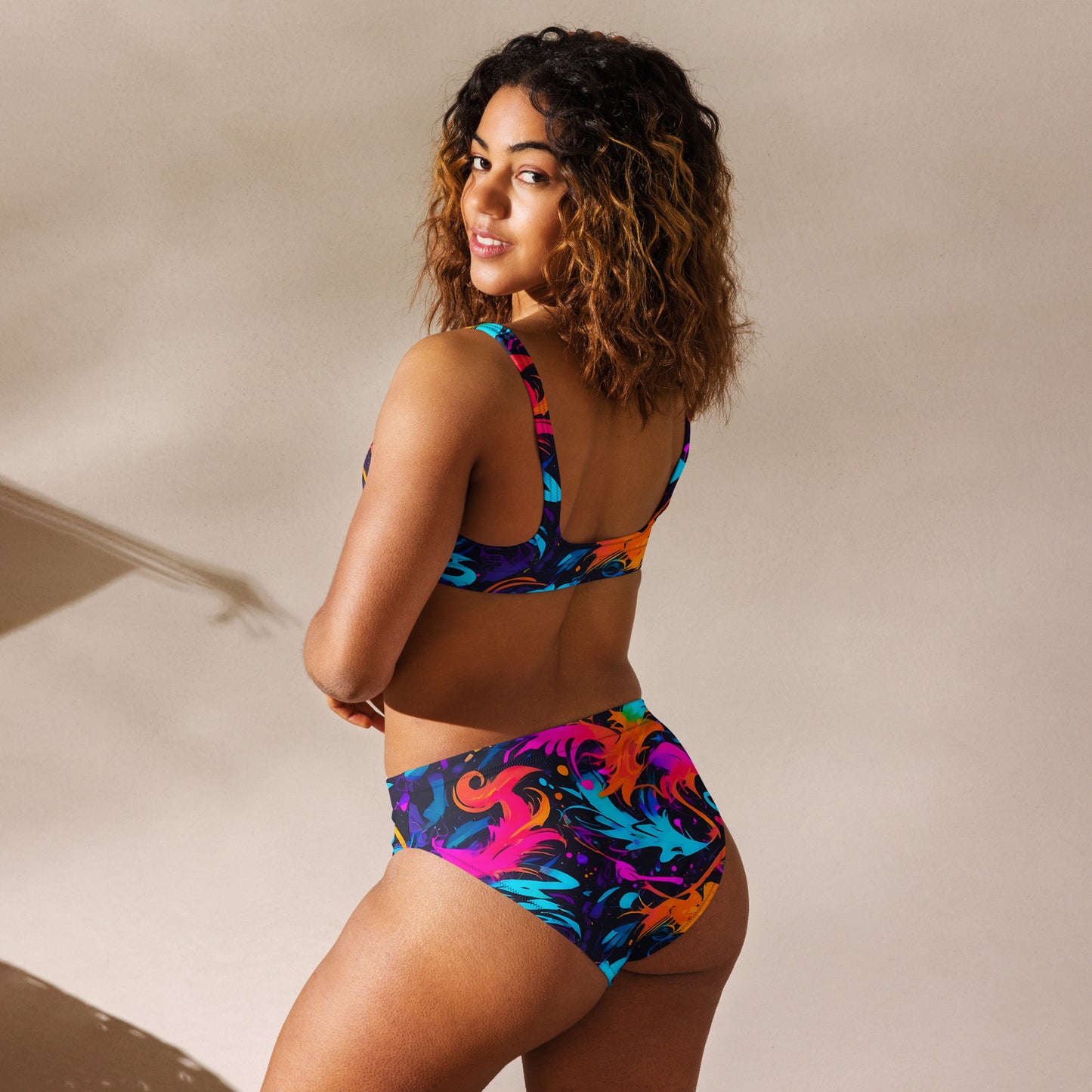 Colors in Graffiti 2PC Swimsuit