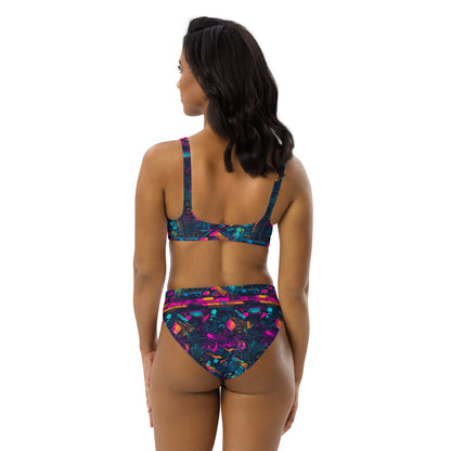 Cyber Graffiti 2PC Swimsuit