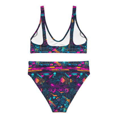 Cyber Graffiti 2PC Swimsuit