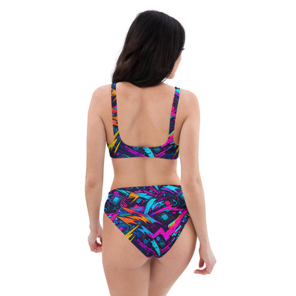 Lightning Graffiti Art 2PC Swimsuit