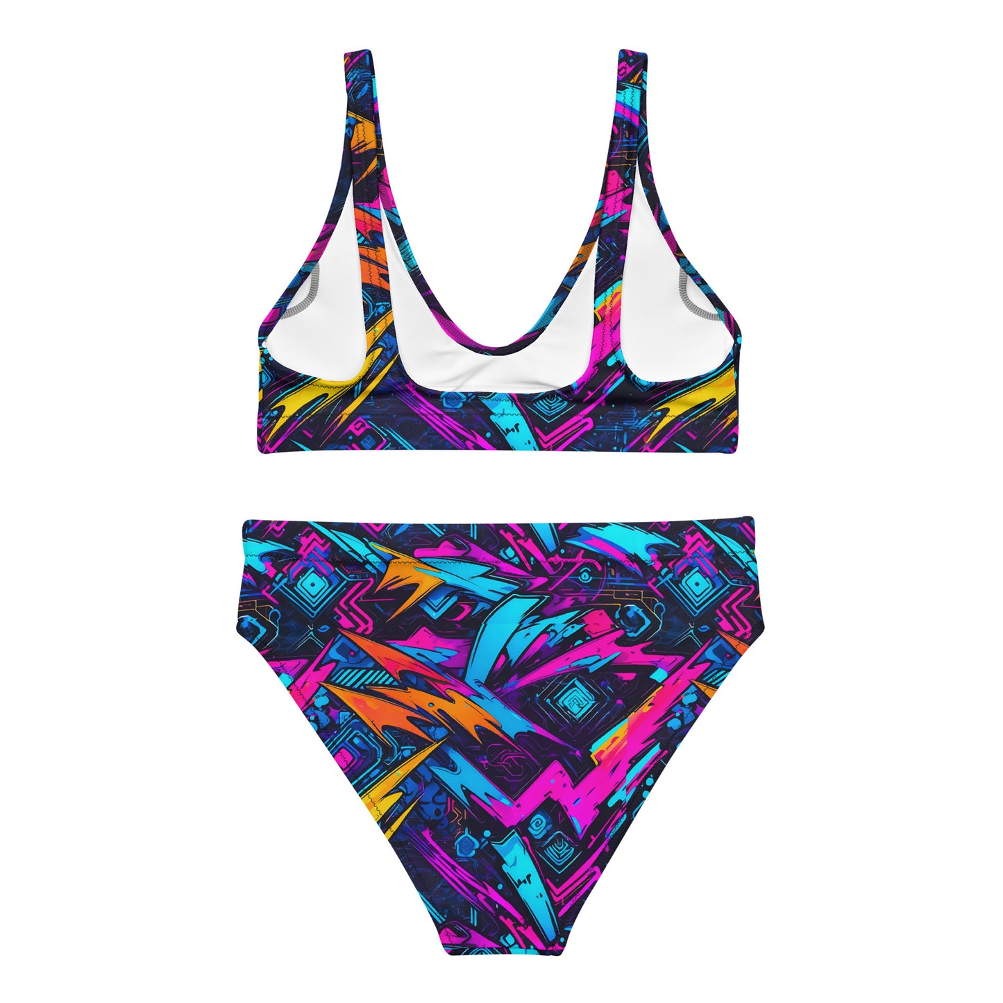 Lightning Graffiti Art 2PC Swimsuit