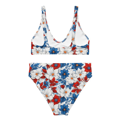 Colorful Floral 2PC Swimsuit