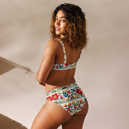 Happy Floral 2PC Swimsuit