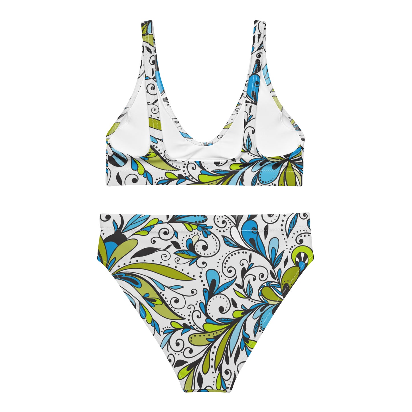 Chaos Floral 2PC Swimsuit