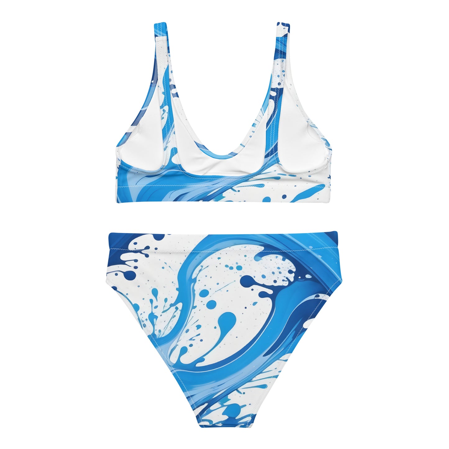 Splash Art Blue 2PC Swimsuit