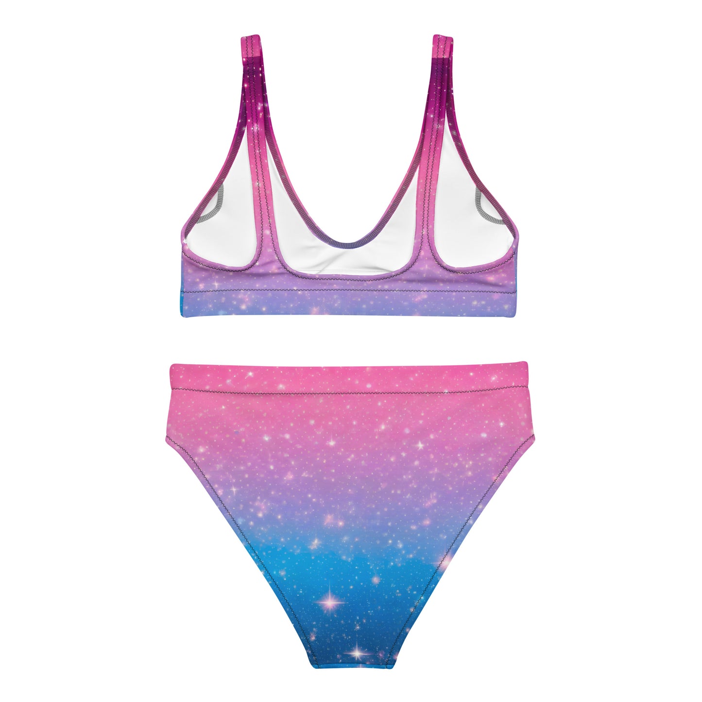 Stars on Pink and Blue 2PC Swimsuit