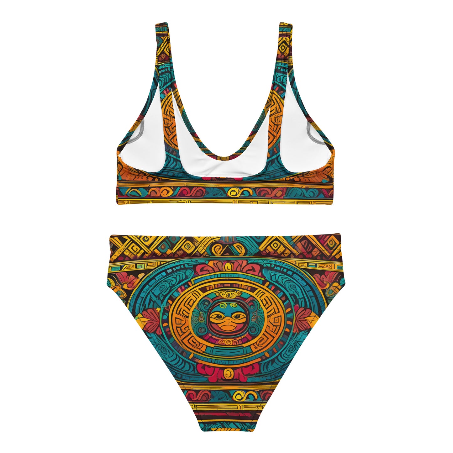 Ancient Mayan Style 2PC Swimsuit