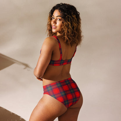 Red Plaid 2PC Swimsuit