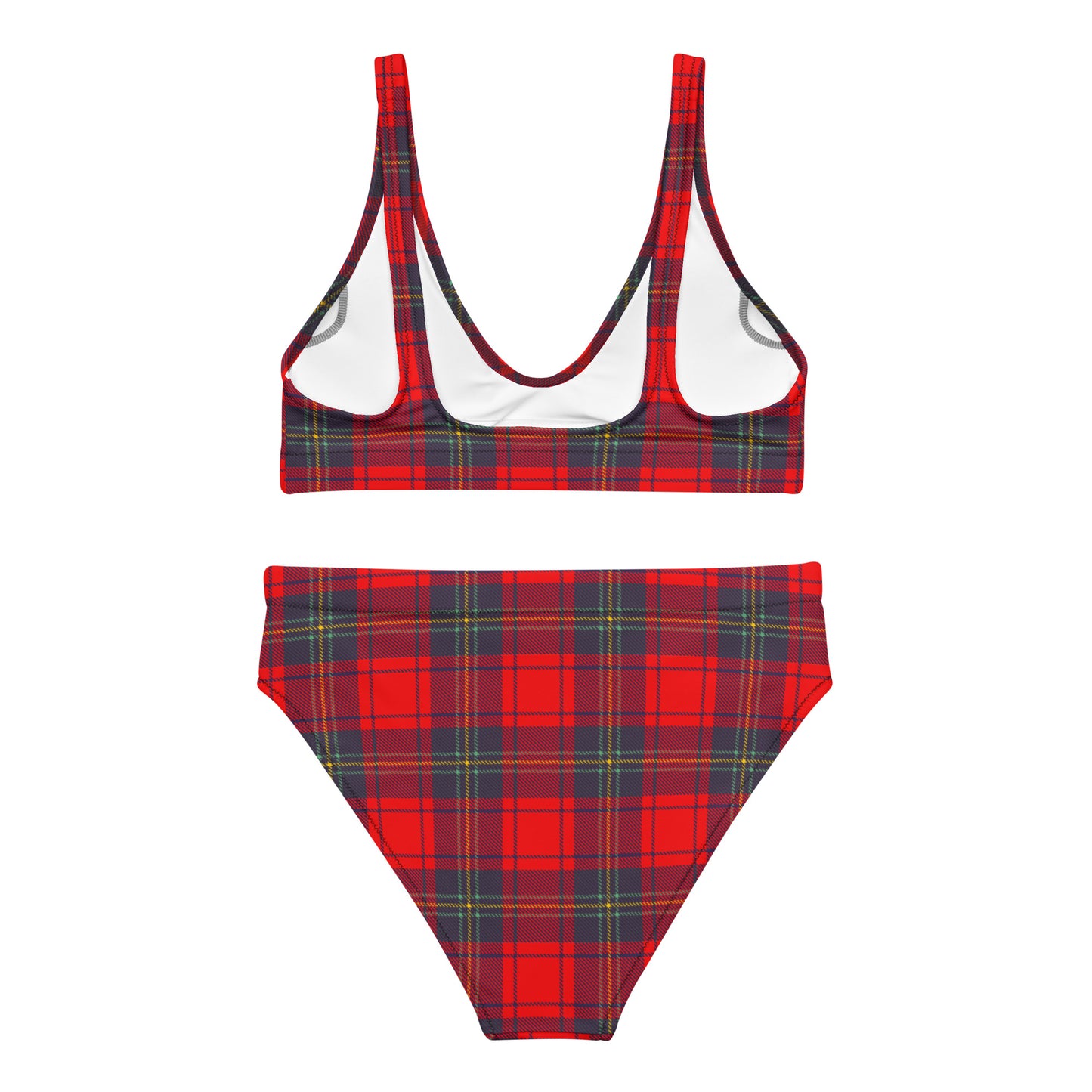 Red Plaid 2PC Swimsuit