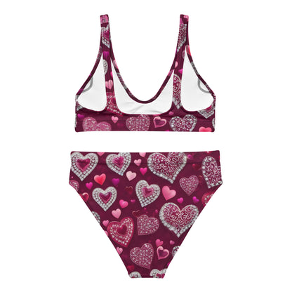 Diamond Hearts 2PC Swimsuit