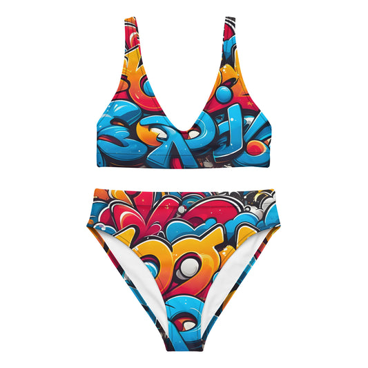 Cute Graffiti 2PC Swimsuit