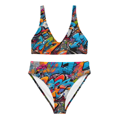 Dark Graffiti 2PC Swimsuit