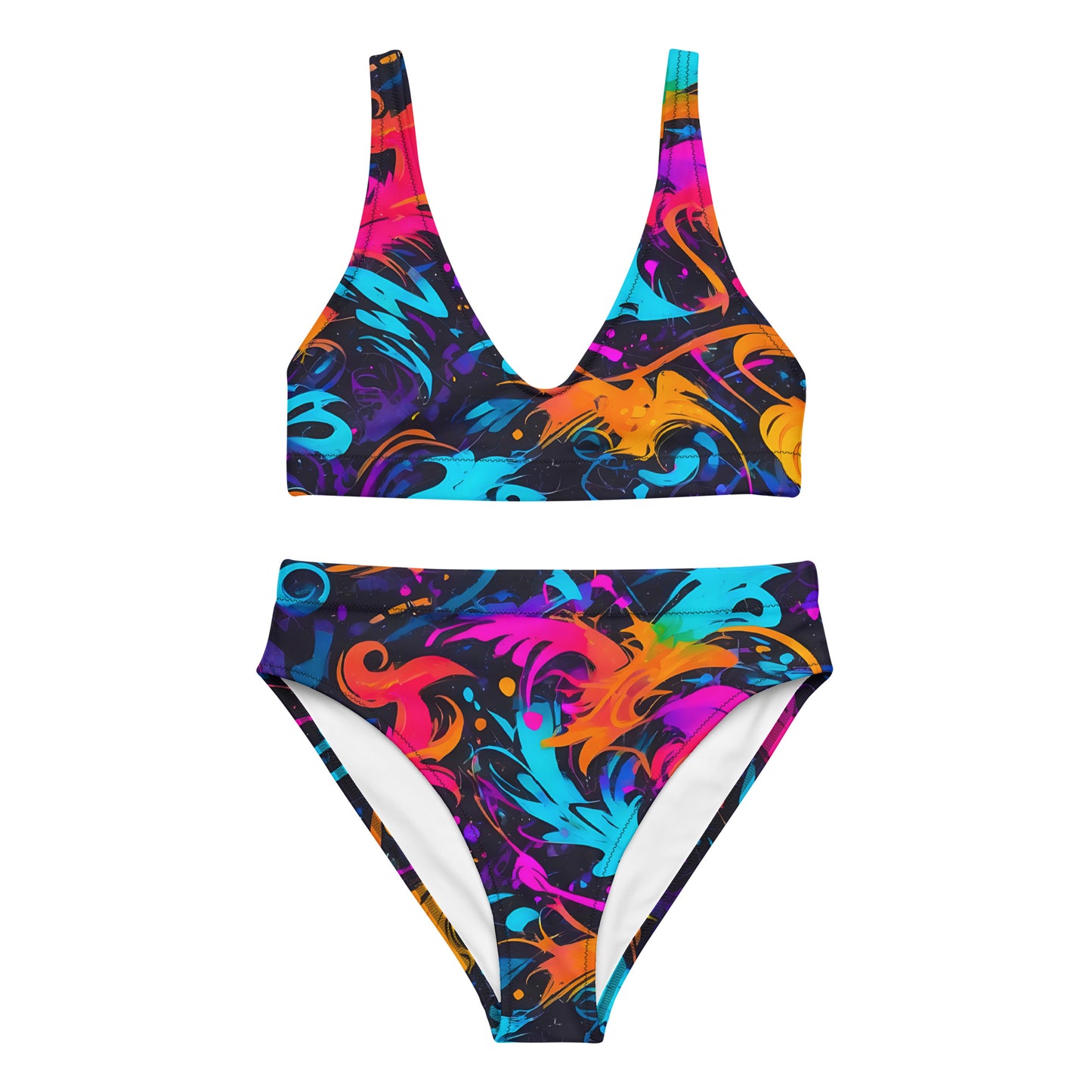 Colors in Graffiti 2PC Swimsuit