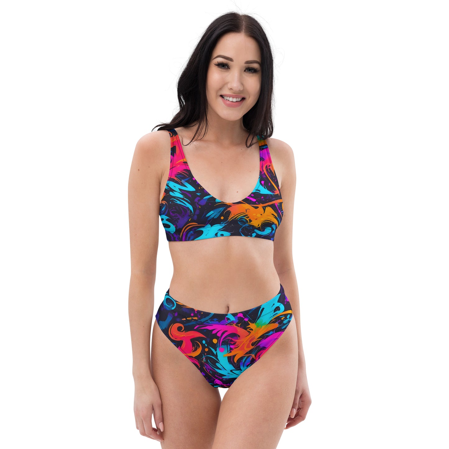 Colors in Graffiti 2PC Swimsuit