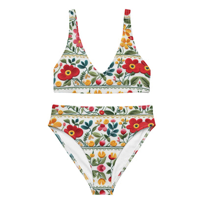 Happy Floral 2PC Swimsuit