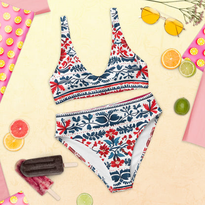 Beautiful Floral 2PC Swimsuit