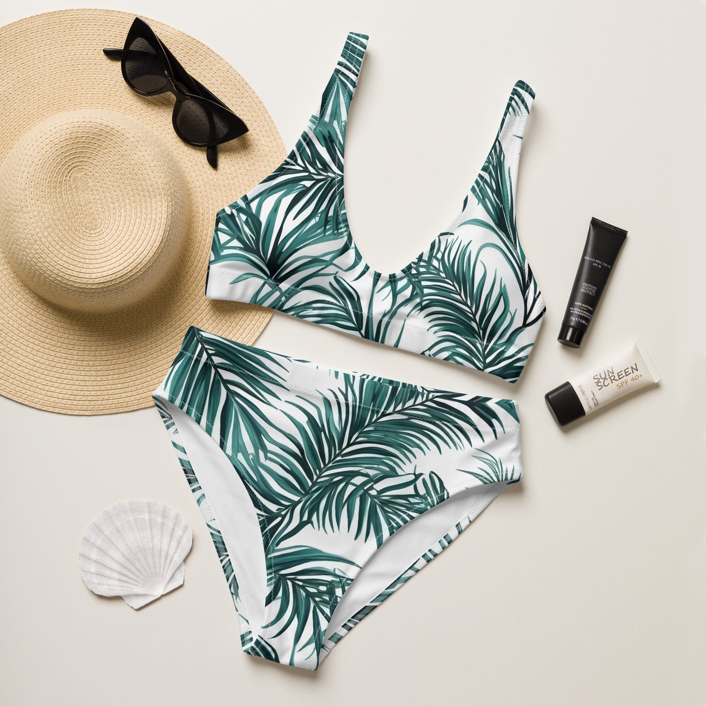 Palms Floral 2PC Swimsuit