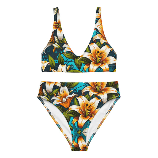 Lily Floral 2PC Swimsuit