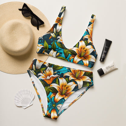 Lily Floral 2PC Swimsuit