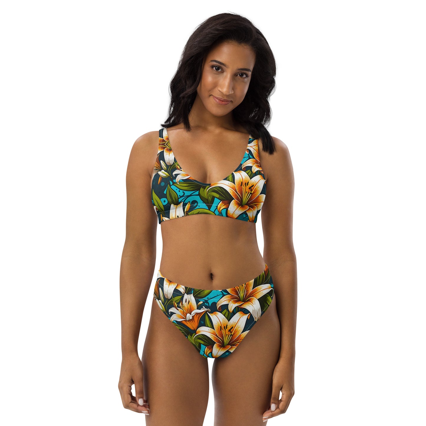 Lily Floral 2PC Swimsuit