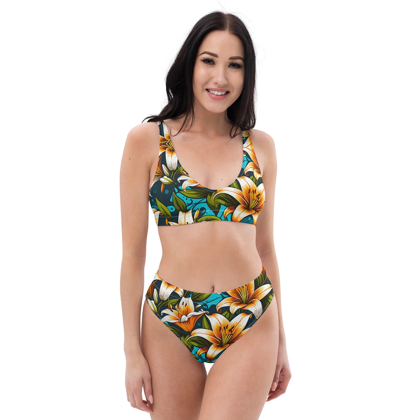 Lily Floral 2PC Swimsuit