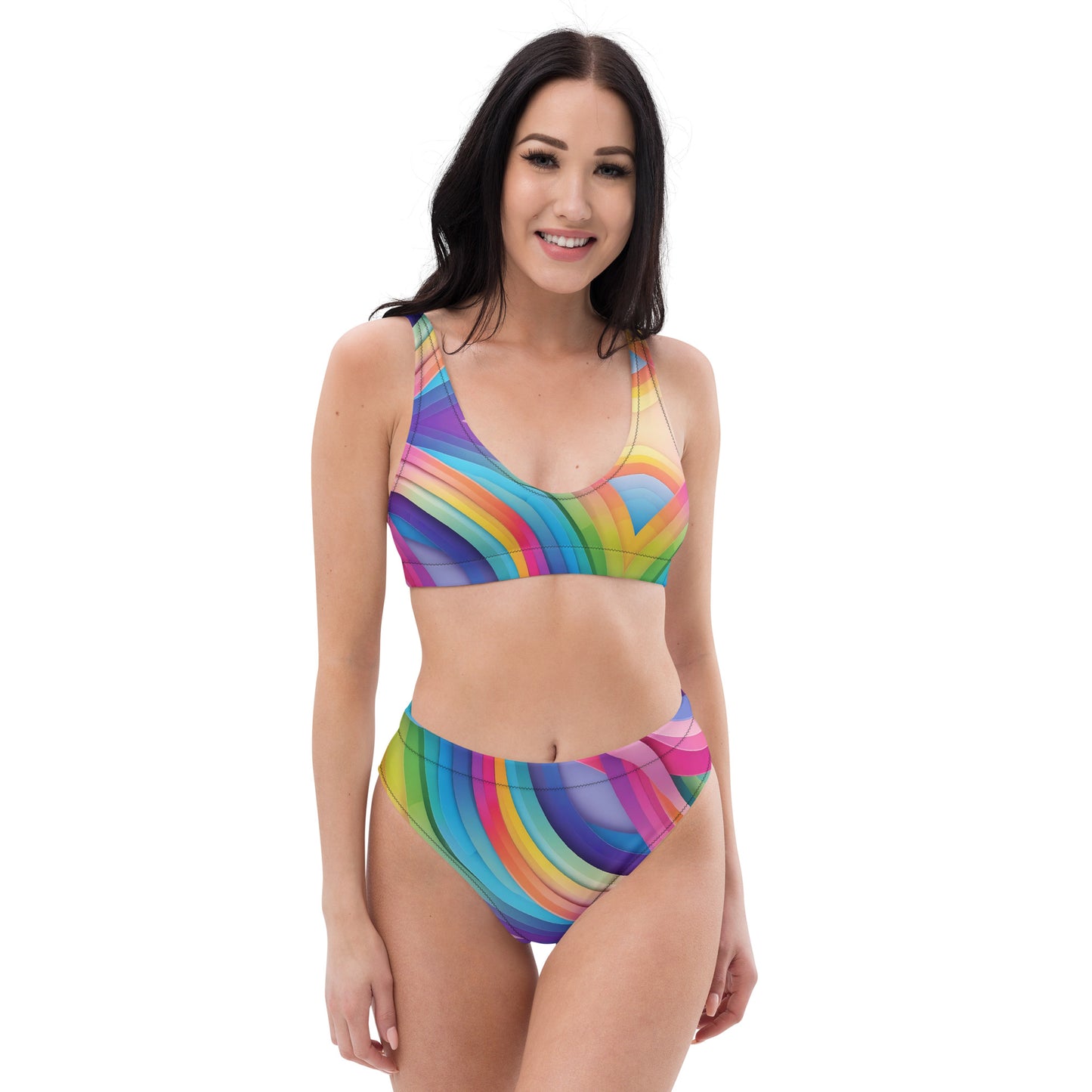 Rainbow Abstract 2PC Swimsuit