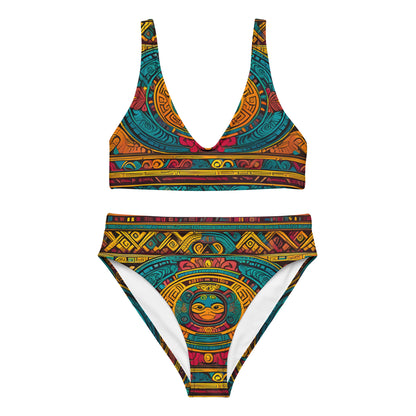 Ancient Mayan Style 2PC Swimsuit