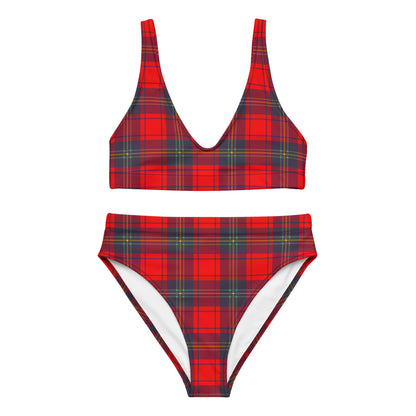 Red Plaid 2PC Swimsuit