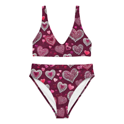 Diamond Hearts 2PC Swimsuit