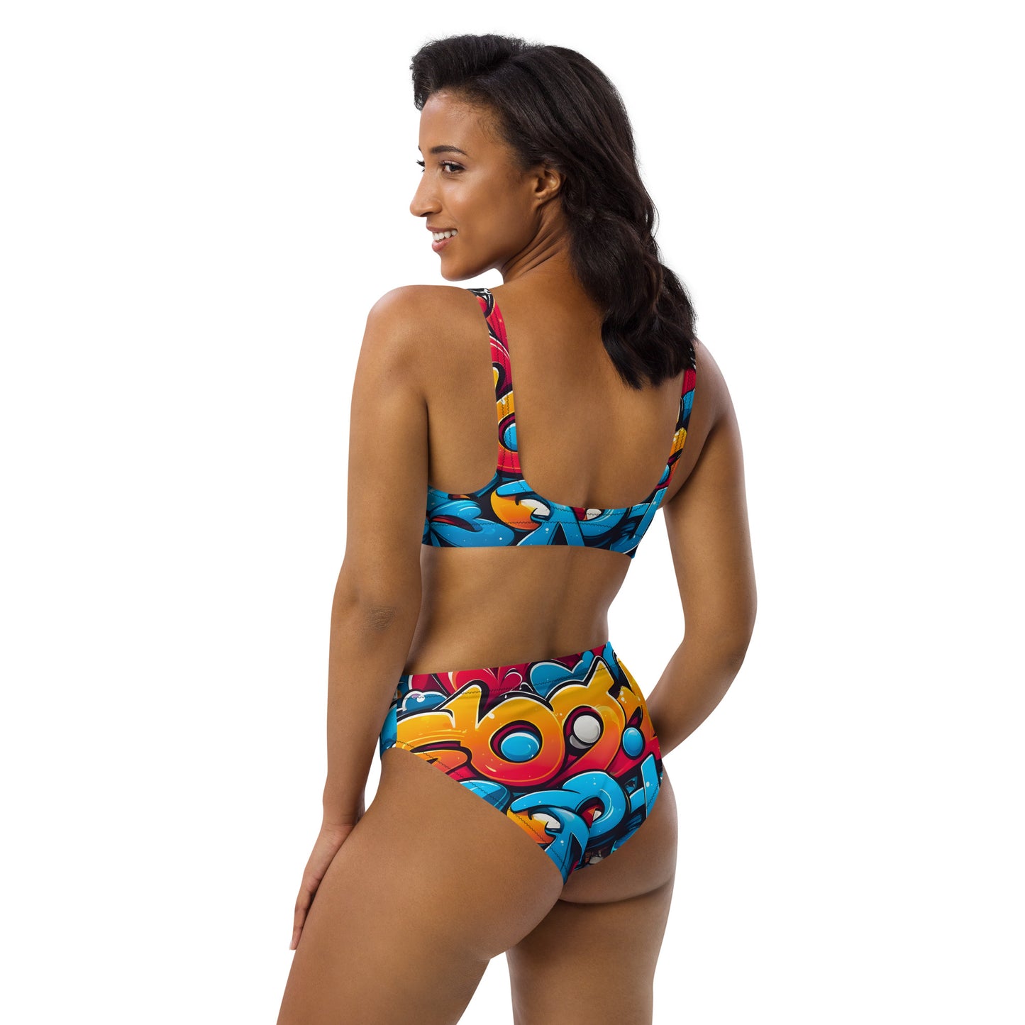 Cute Graffiti 2PC Swimsuit