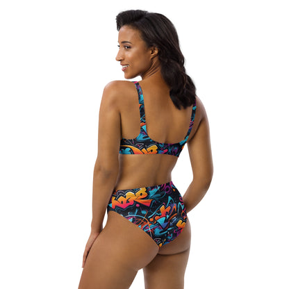 Bad Neighborhood Graffiti Art 2PC Swimsuit