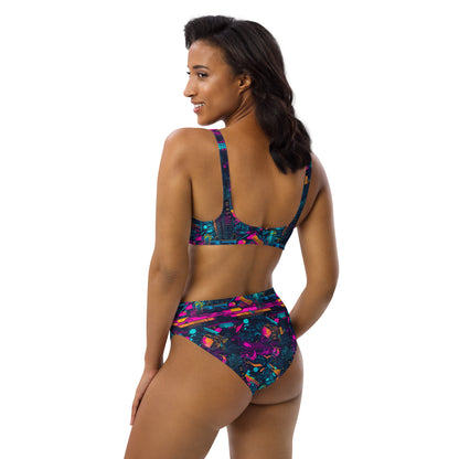 Cyber Graffiti 2PC Swimsuit