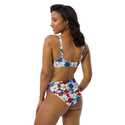 Colorful Floral 2PC Swimsuit