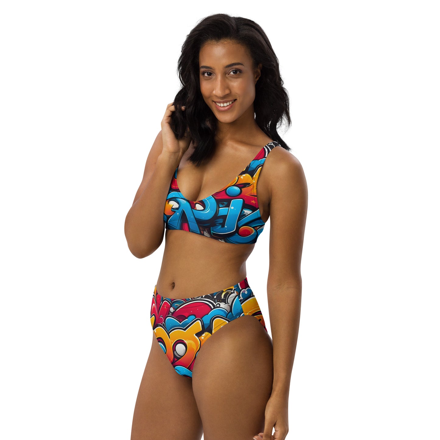 Cute Graffiti 2PC Swimsuit