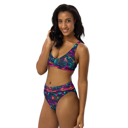 Cyber Graffiti 2PC Swimsuit