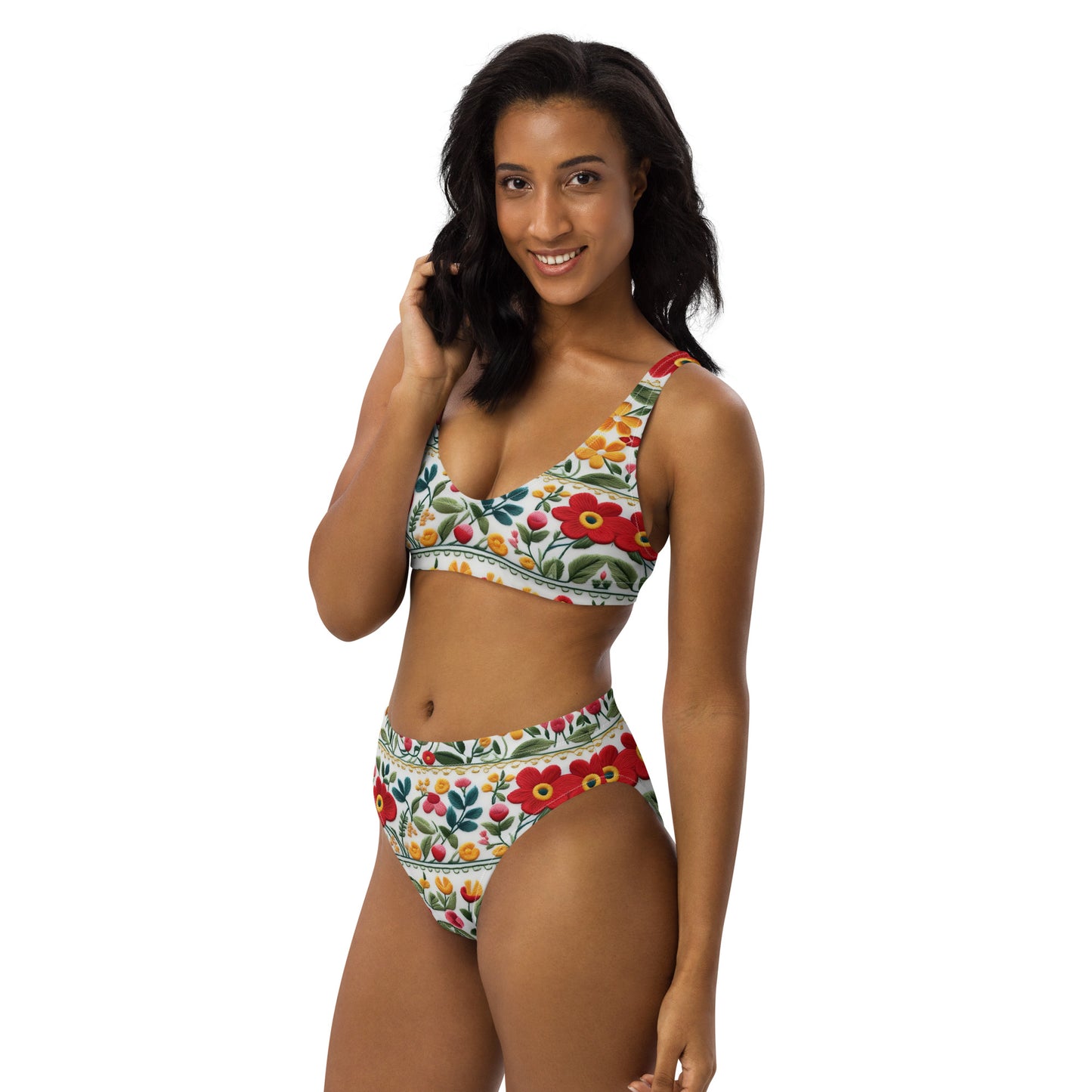 Happy Floral 2PC Swimsuit