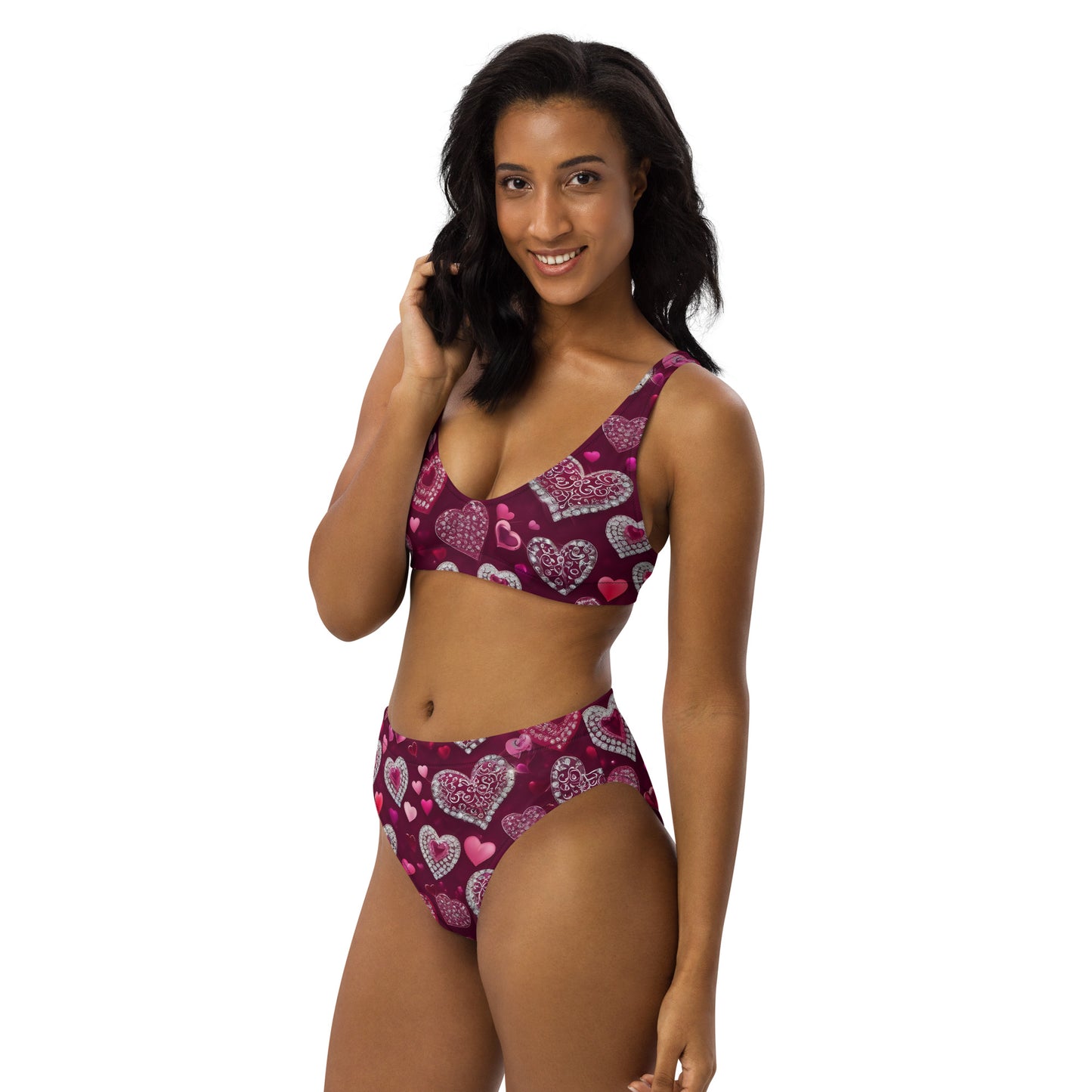 Diamond Hearts 2PC Swimsuit