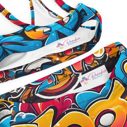 Cute Graffiti 2PC Swimsuit