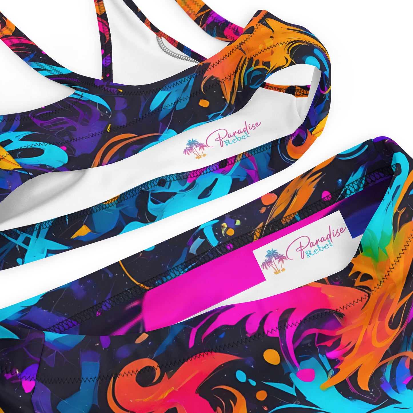 Colors in Graffiti 2PC Swimsuit