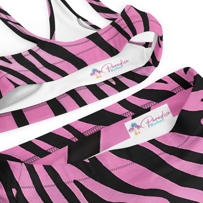 Pink Zebra 2PC Swimsuit