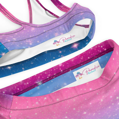 Stars on Pink and Blue 2PC Swimsuit