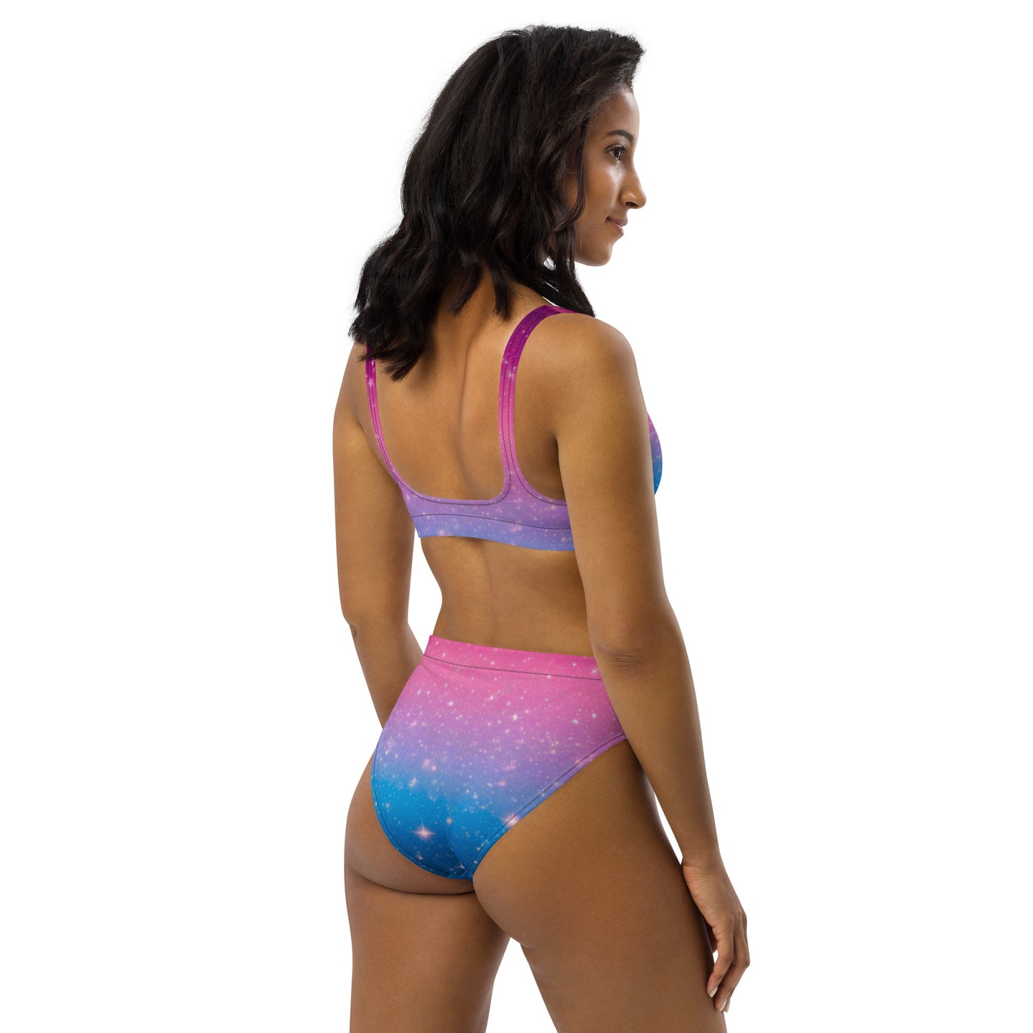 Stars on Pink and Blue 2PC Swimsuit