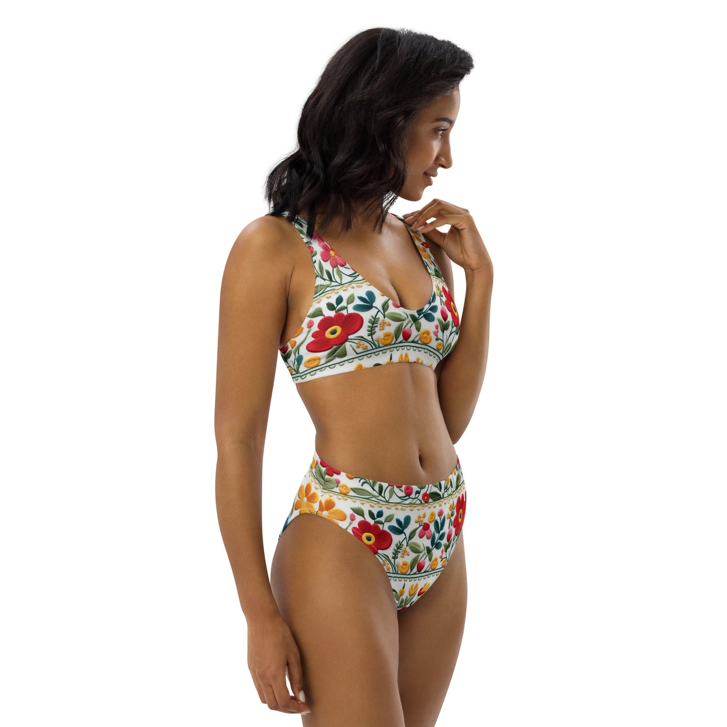 Happy Floral 2PC Swimsuit