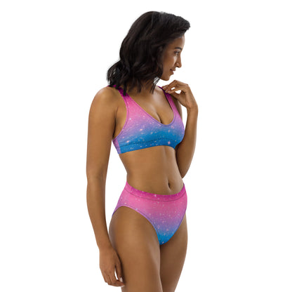 Stars on Pink and Blue 2PC Swimsuit