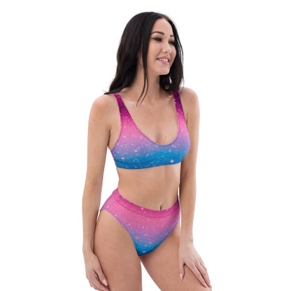 Stars on Pink and Blue 2PC Swimsuit