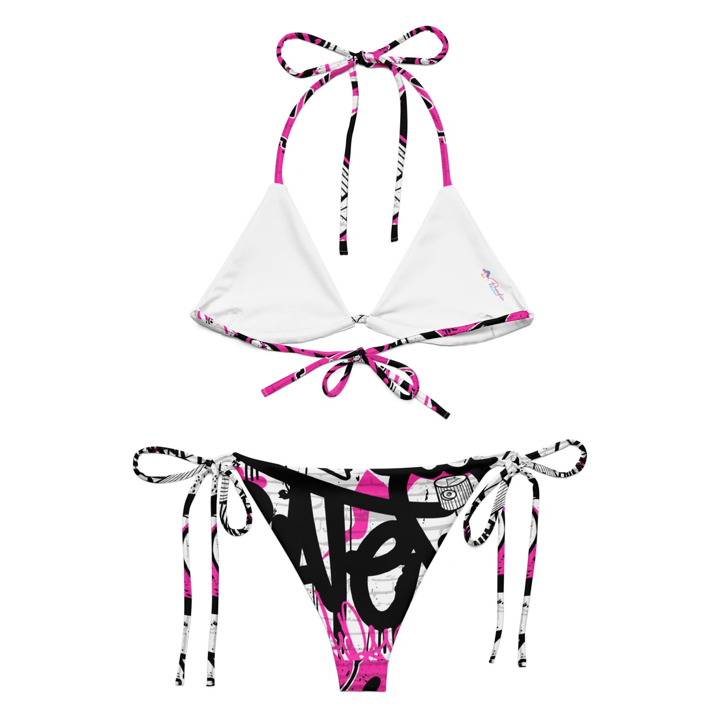 Pink Graffiti Art Bikini