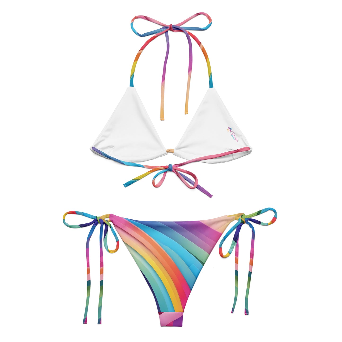 Rainbow Abstract Bikini